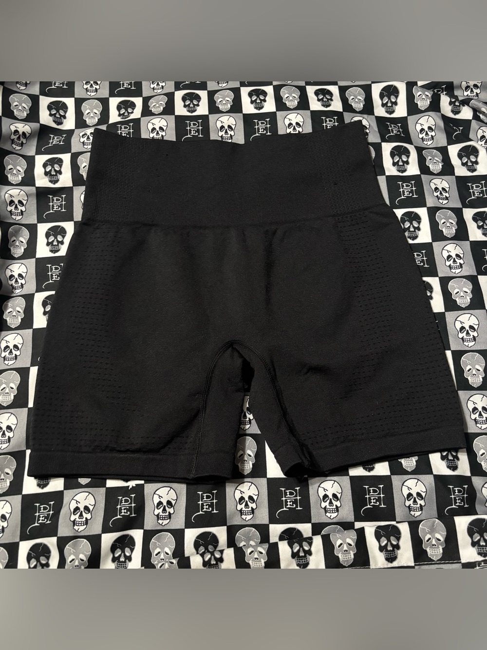 Women's Black High-Waisted Tummy Control Shapewear Shorts